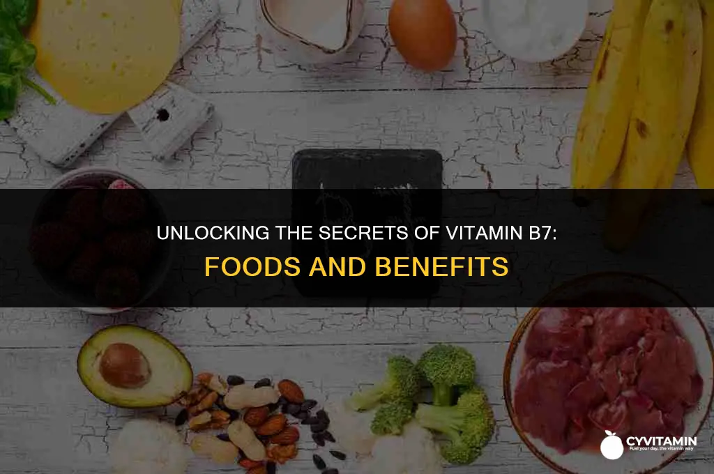 what contains vitamin b7