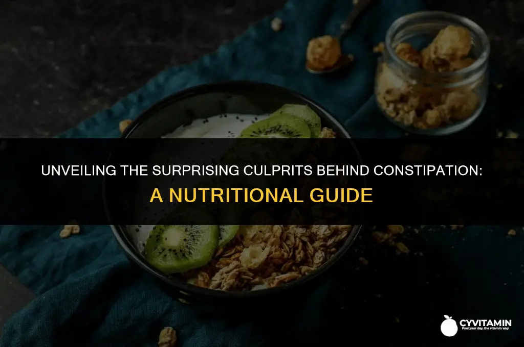 what deficiency cause constipation