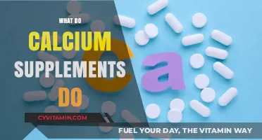 Unlocking the Benefits: What Calcium Supplements Do for Your Health