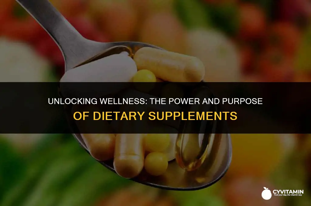 what do dietary supplements do