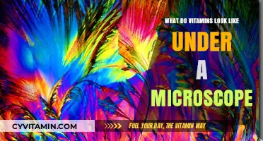 Exploring the Microscopic World of Vitamins: A Visual Journey