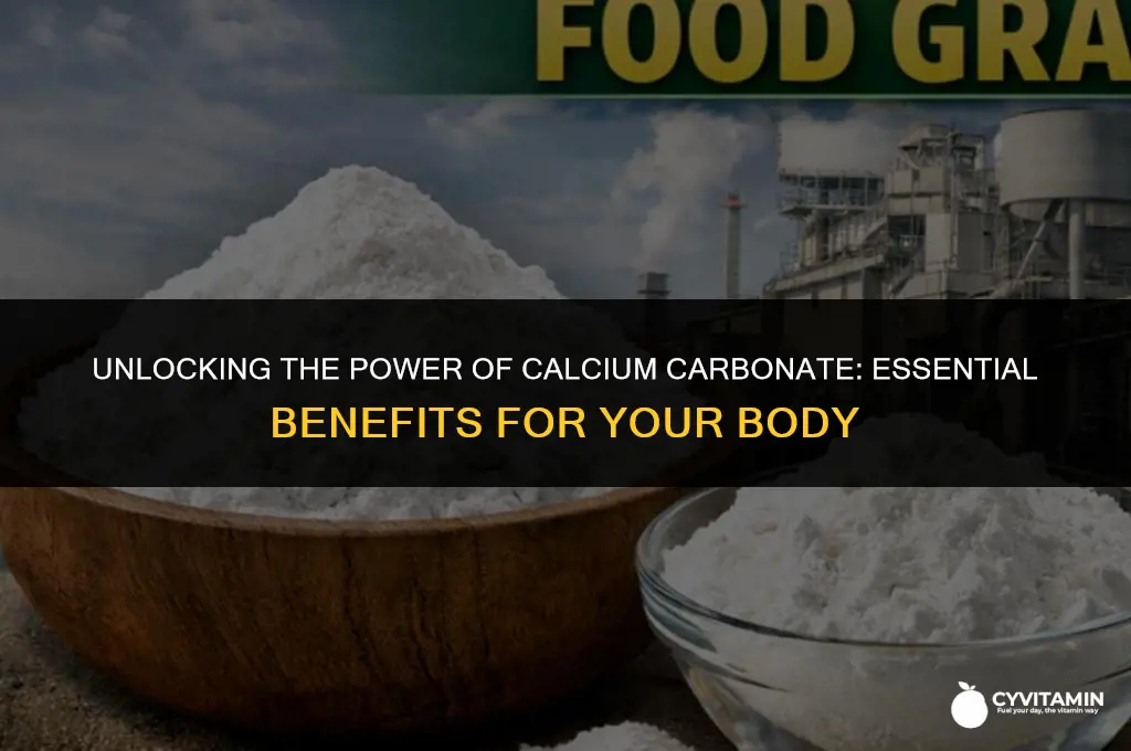 what does calcium carbonate do for the body