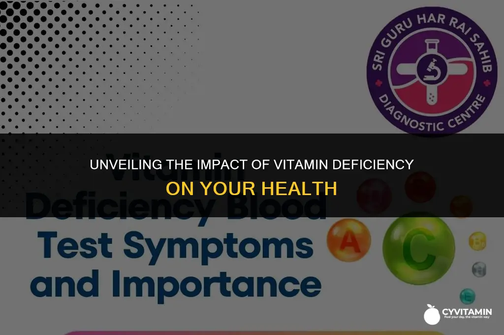 what does vitamin deficiency cause