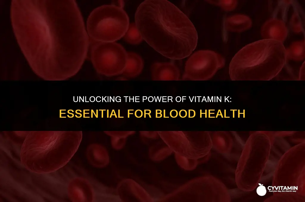 what does vitamin k do to your blood