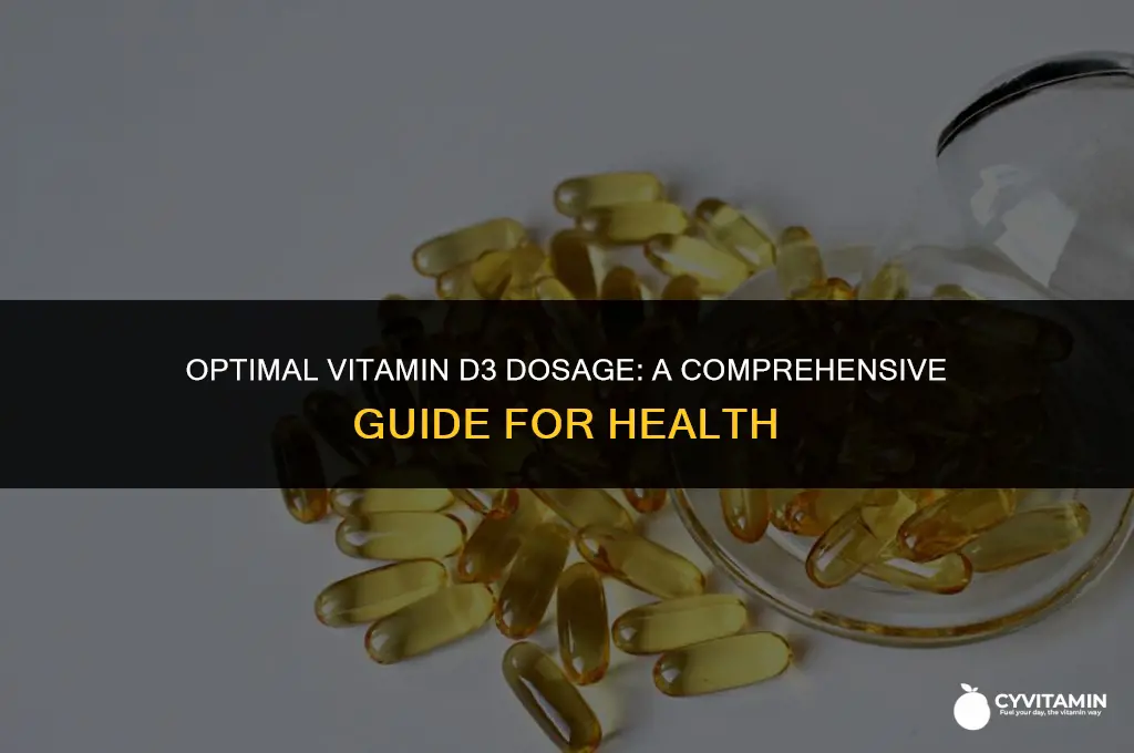 what dose of d3 should i take