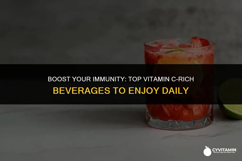 what drinks contain vitamin c