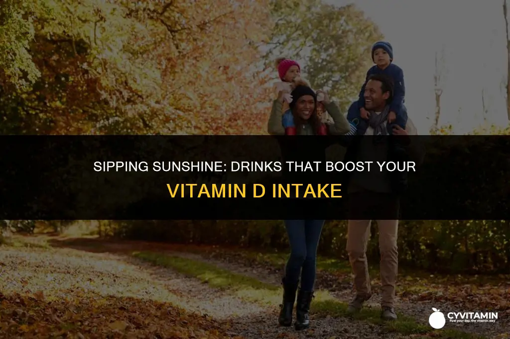what drinks contain vitamin d