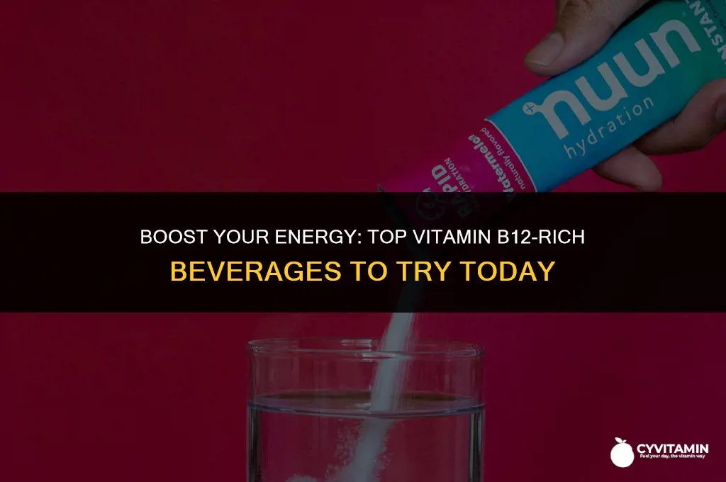 what drinks have vitamin b12