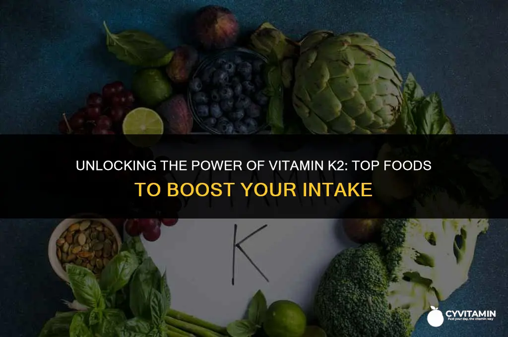 what foods are high in k2