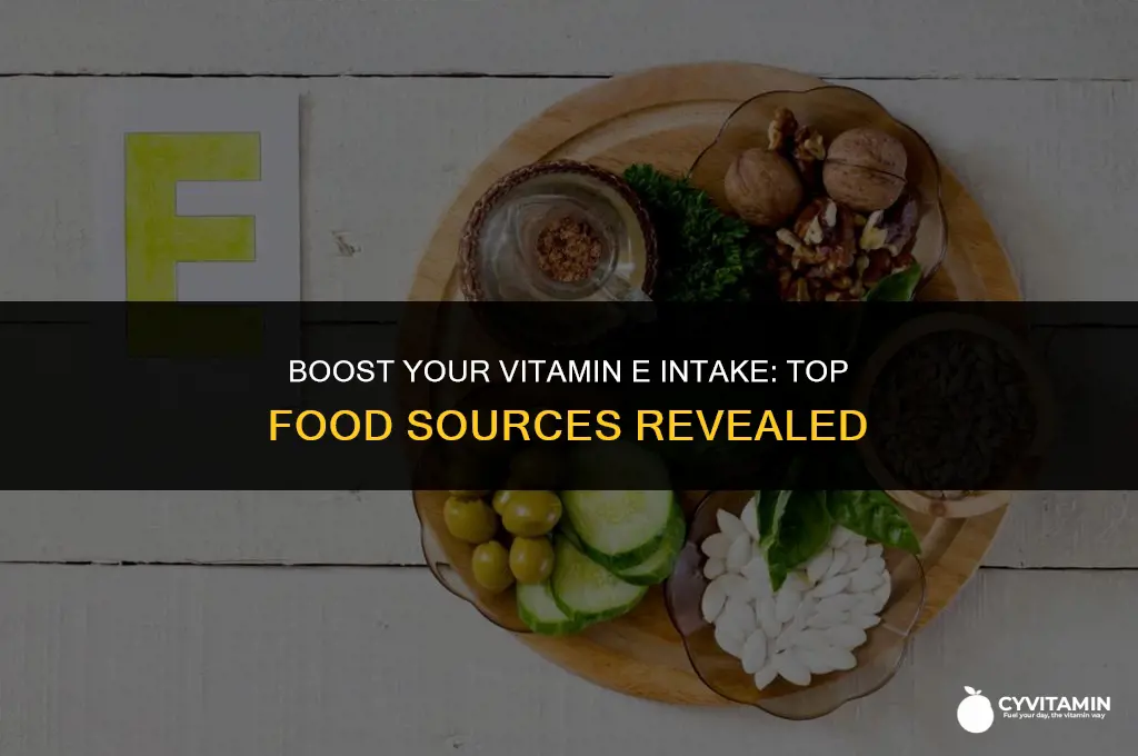 what foods are high in vit e