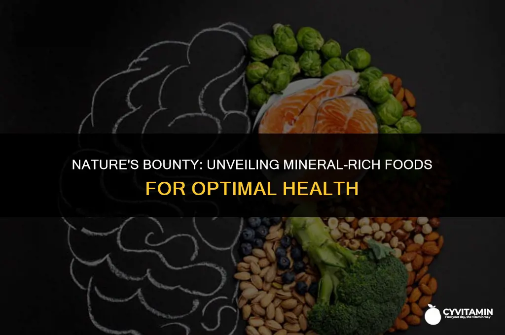 what foods are minerals found in