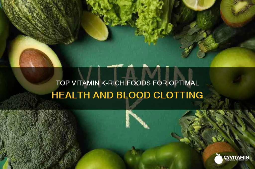 what foods are the best source of vitamin k