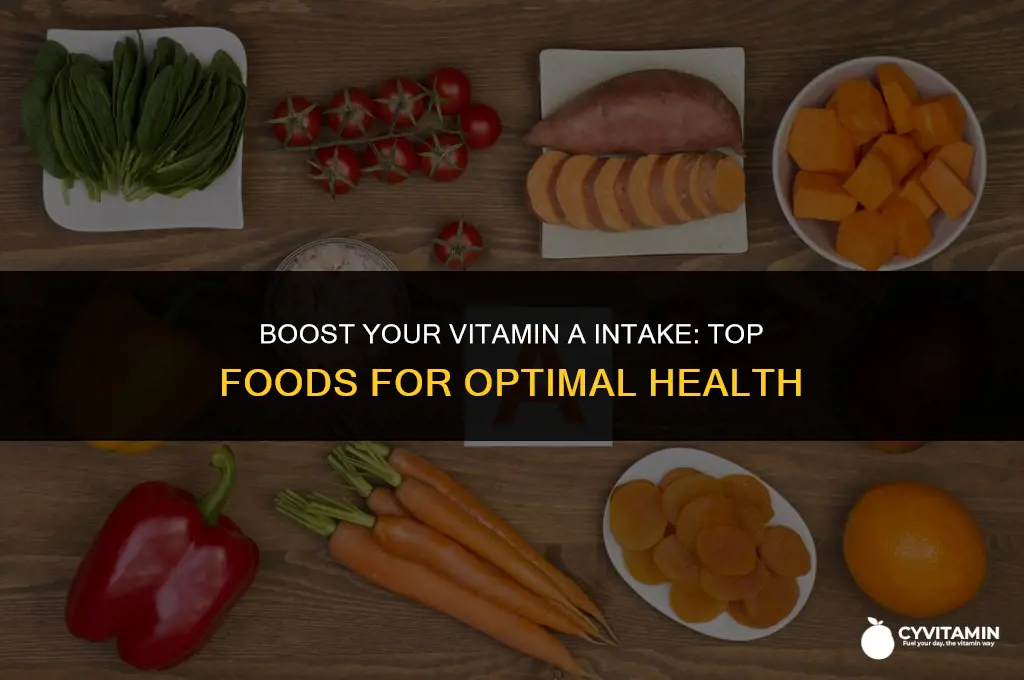 what foods carry vitamin a