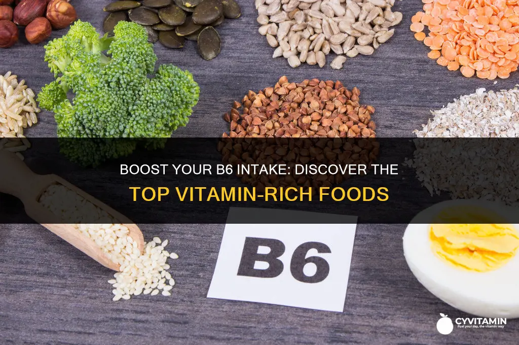 what foods contain b6 vitamins
