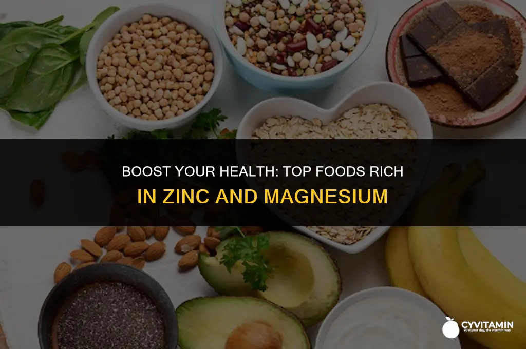 what foods contain zinc and magnesium