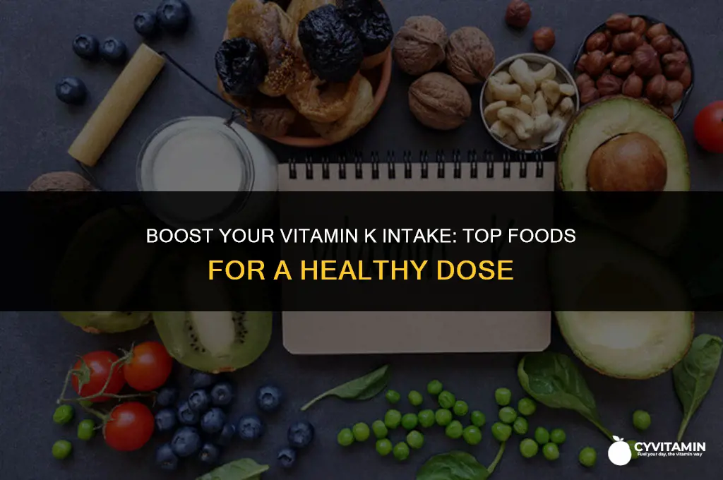 what foods have a lot of vitamin k