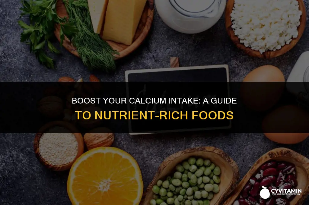 what foods have calcium in