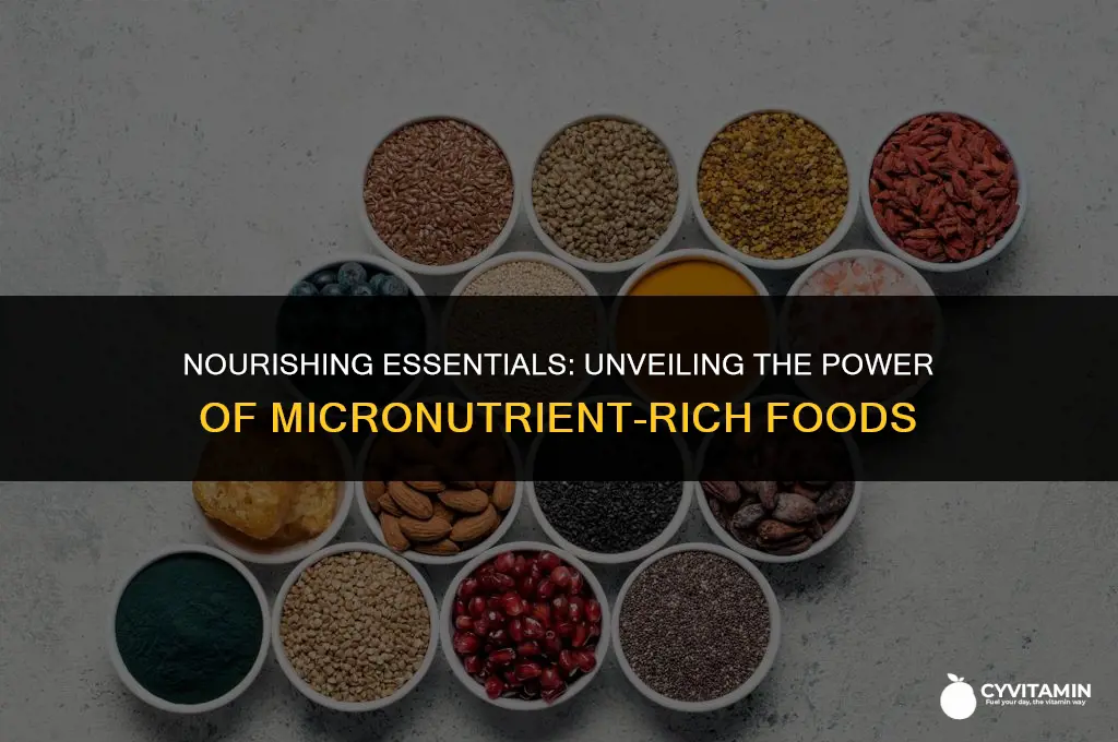 what foods have micronutrients