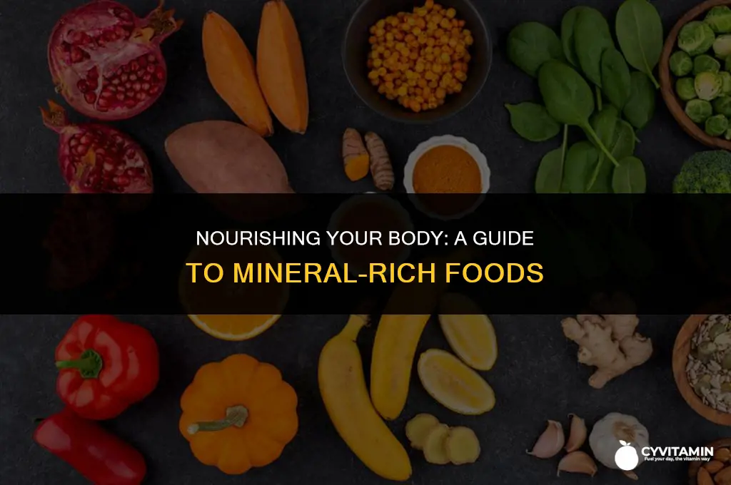 what foods have minerals in them