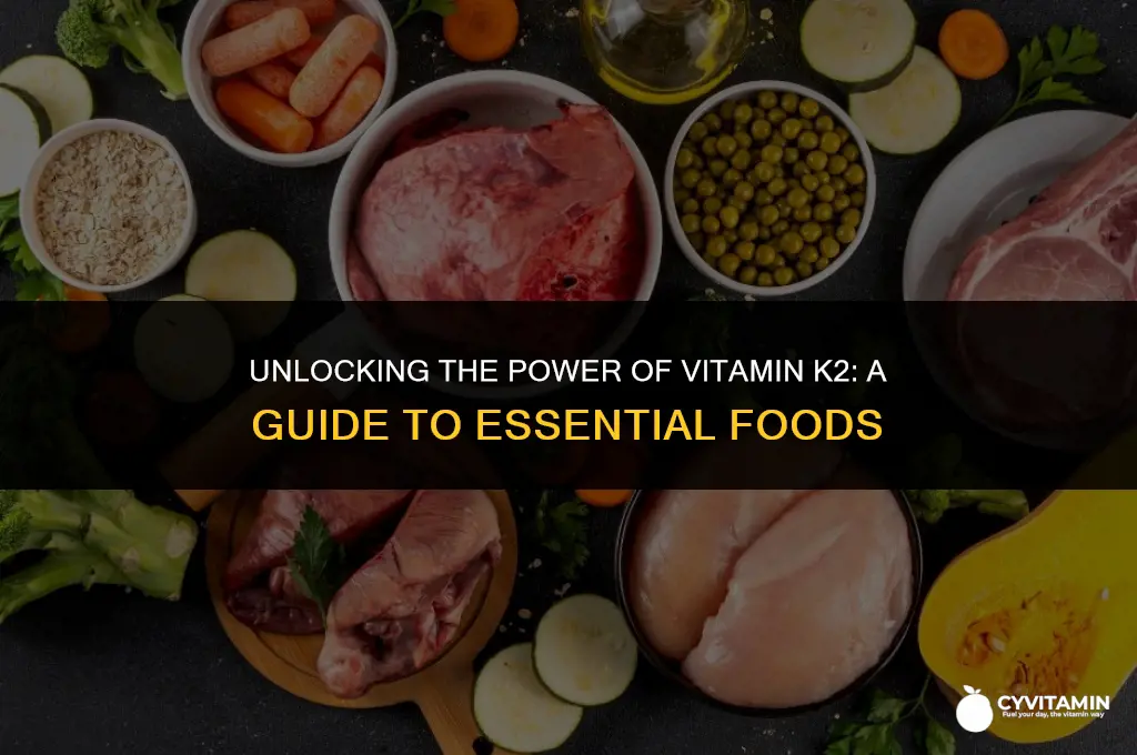 what foods have vit k2
