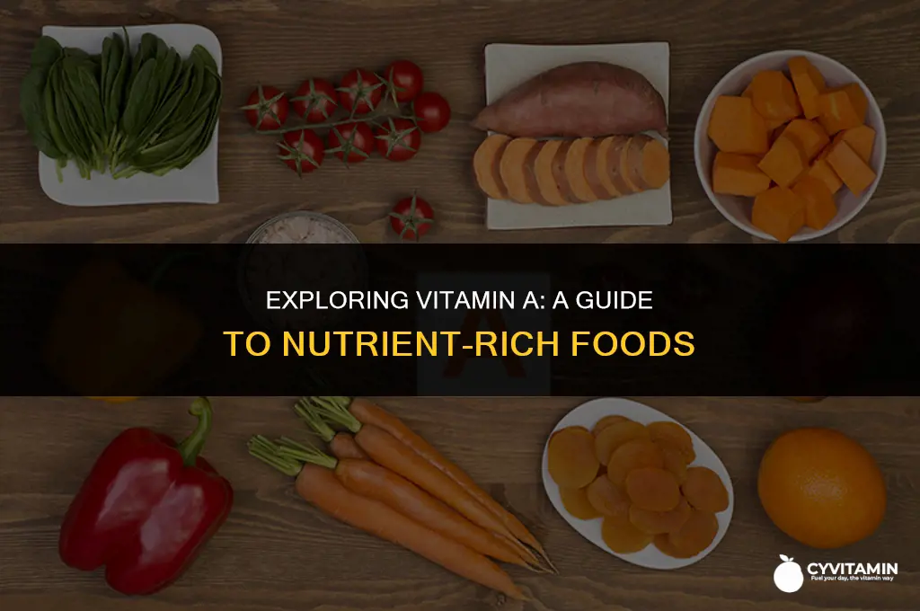 what foods is vitamin a found in