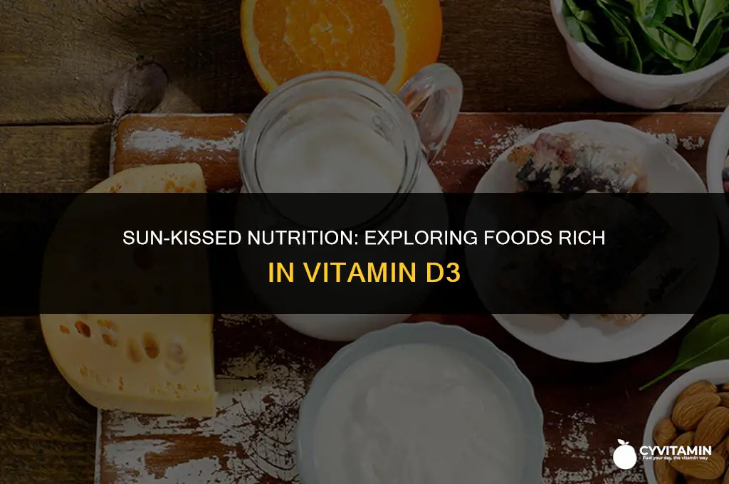 what foods is vitamin d3 found in