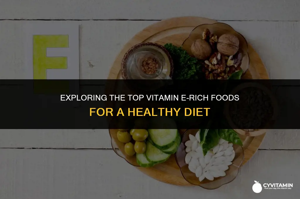 what foods is vitamin e found in