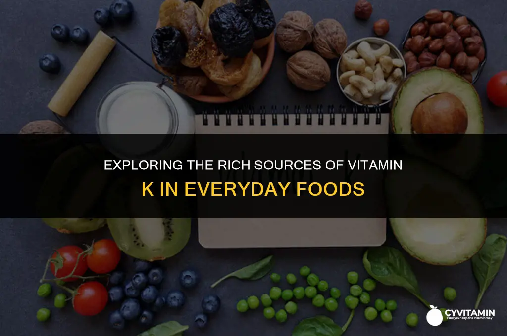 what foods is vitamin k found in