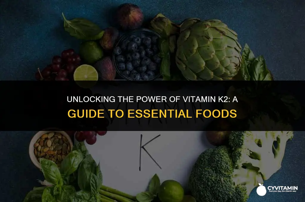 what foods provide vitamin k2