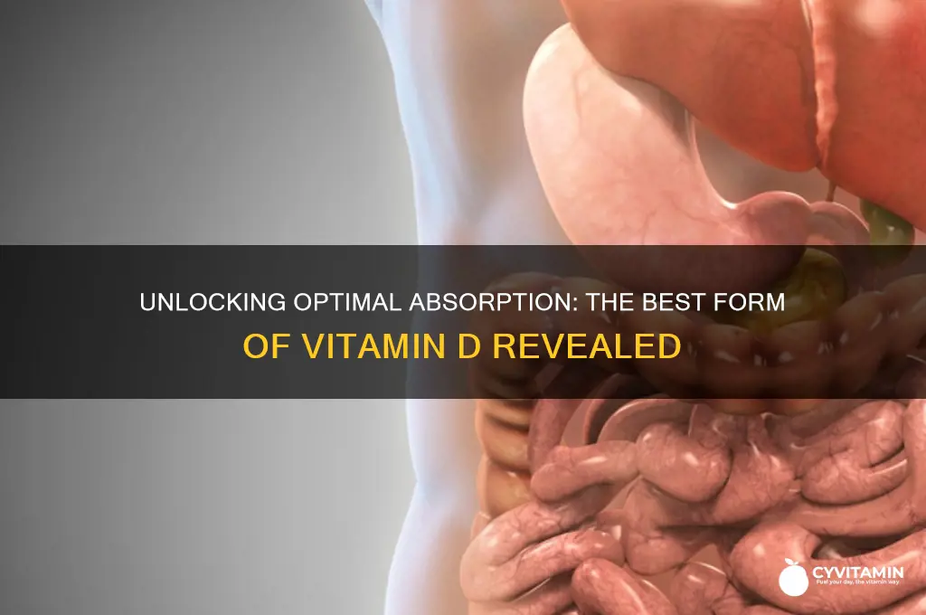 what form of vitamin d is best absorbed