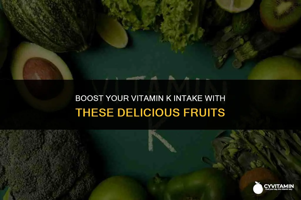 what fruit is high in vitamin k