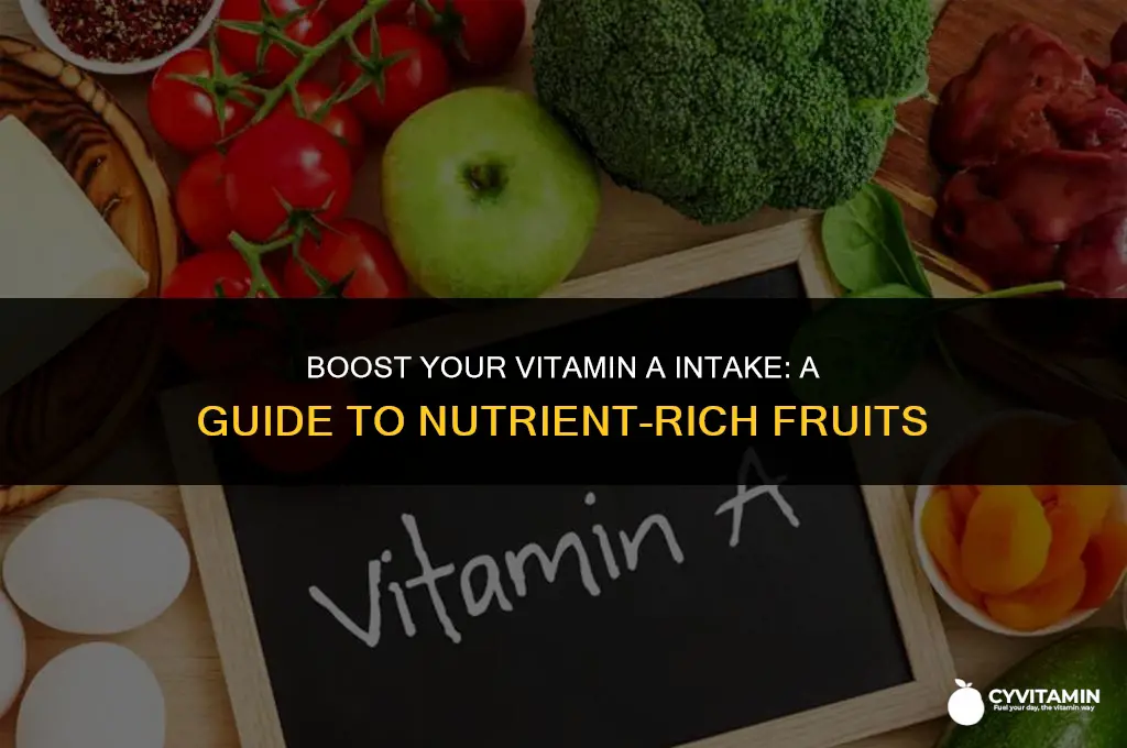 what fruits contain vitamin a