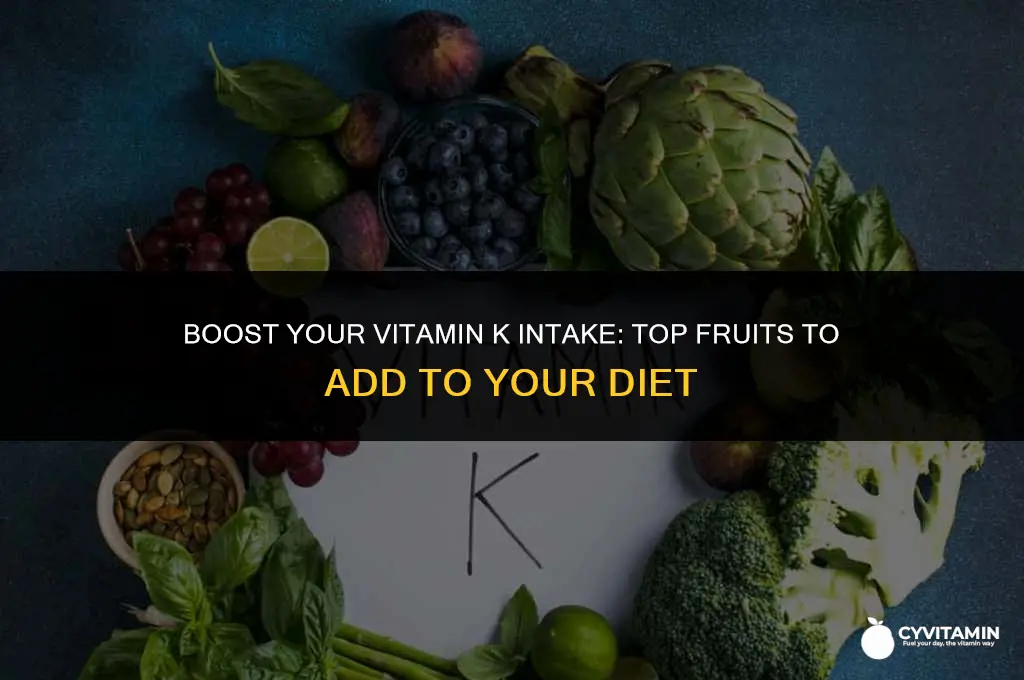 what fruits have vitamin k