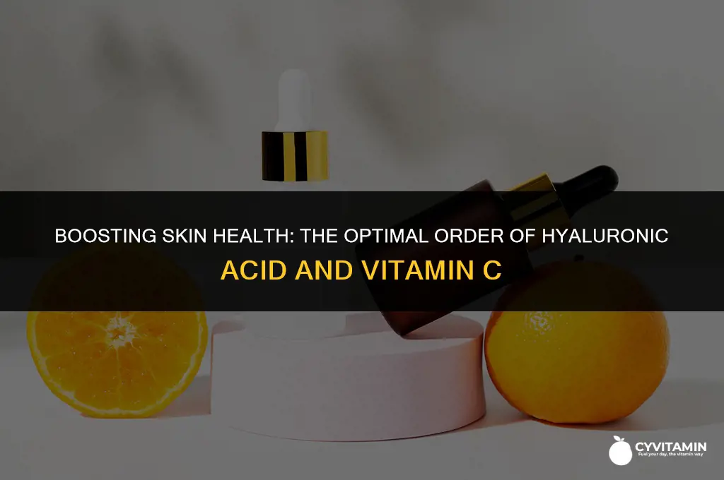 what goes first hyaluronic acid or vitamin c