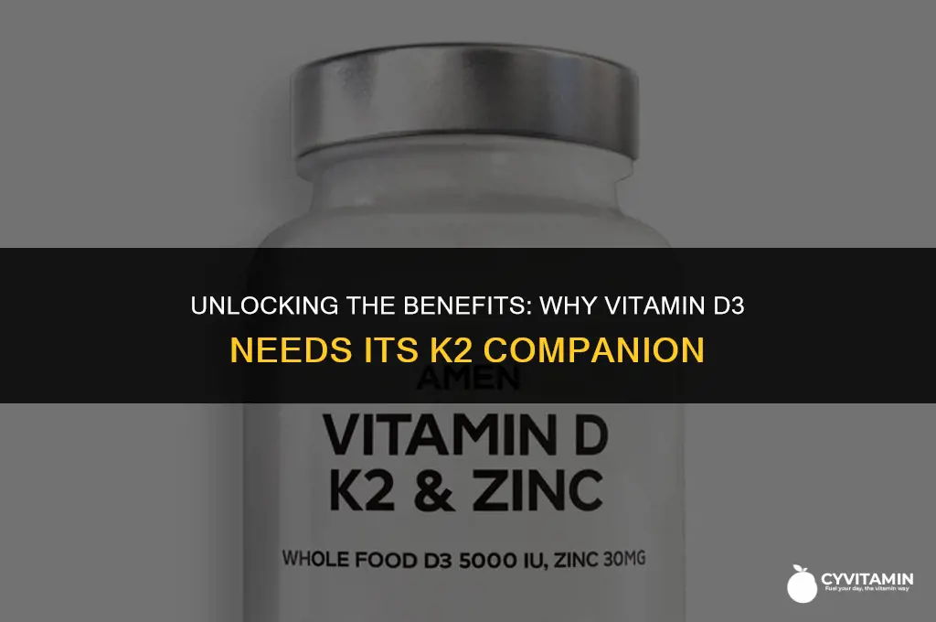 what happens if you take vitamin d3 without k2