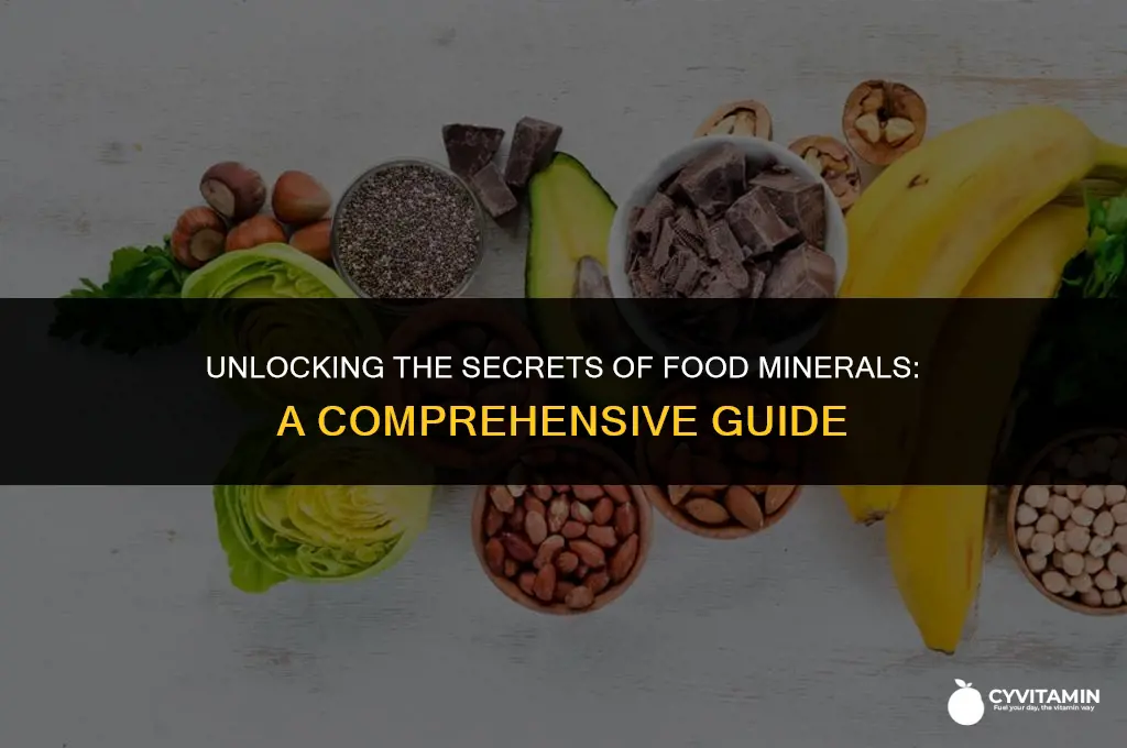 what is a food mineral