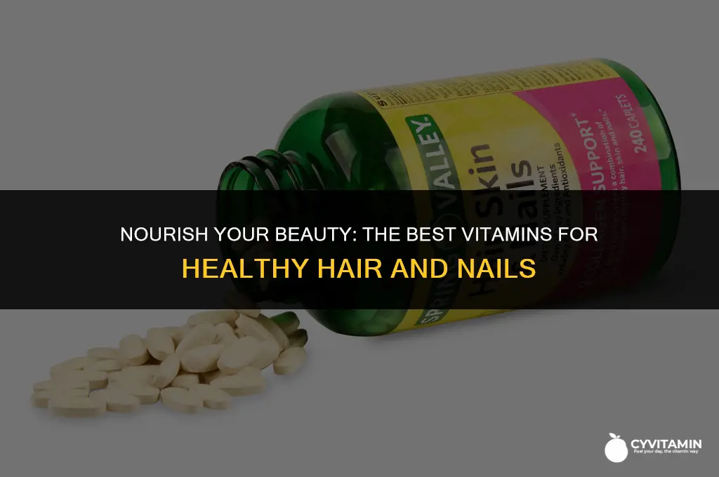 what is a good hair and nail vitamin