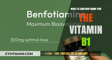 Exploring the Benefits of Thiamine: Another Name for Vitamin B1