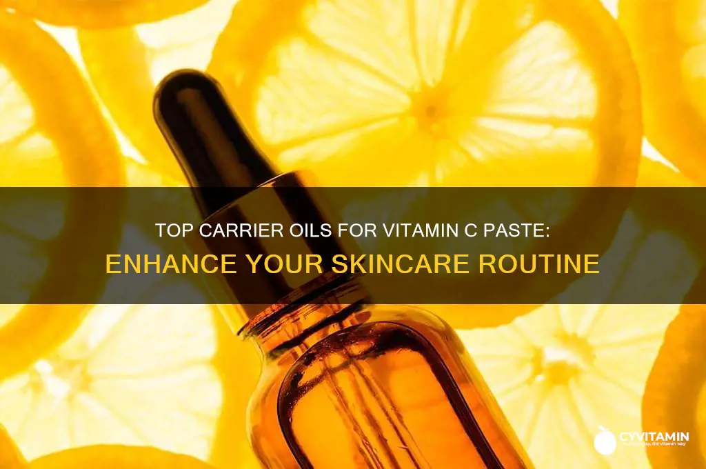 what is best carrier for vitamin c paste for face