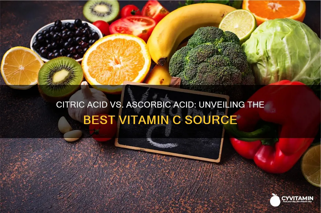what is best citric acid ascorbic acid and vitamin c