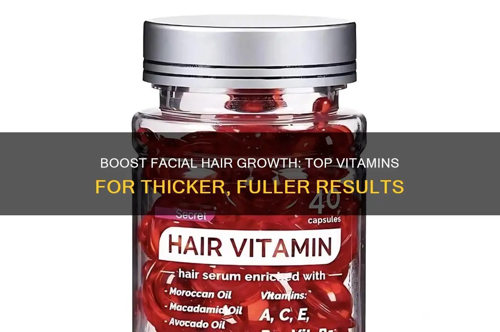 what is best for facial hair growth vitamins