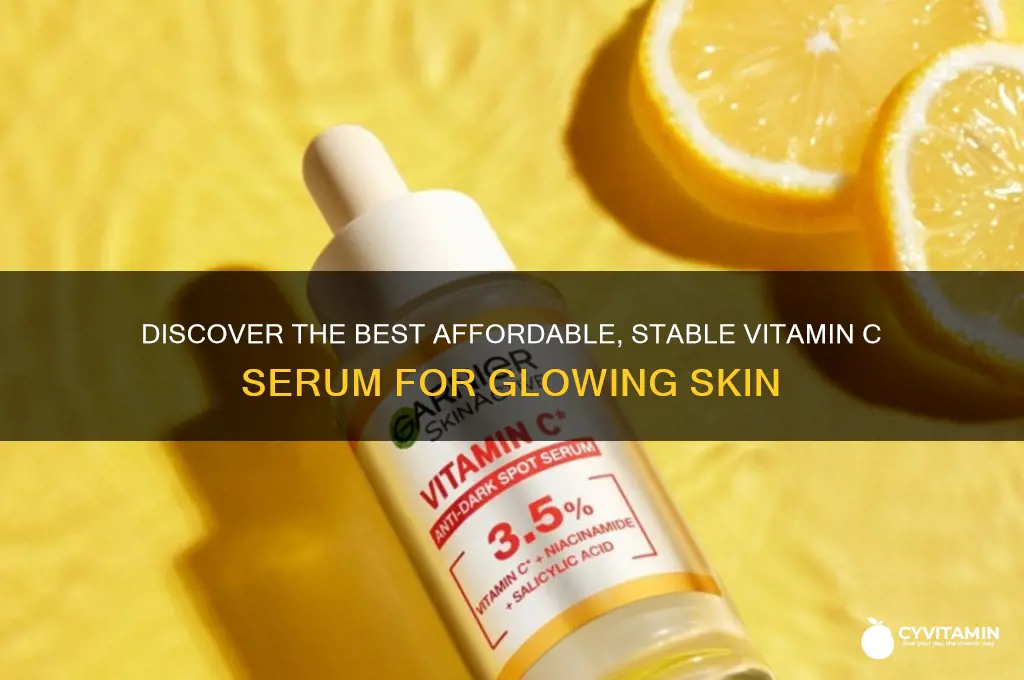 what is best most stable vitamin c serum reasonably priced