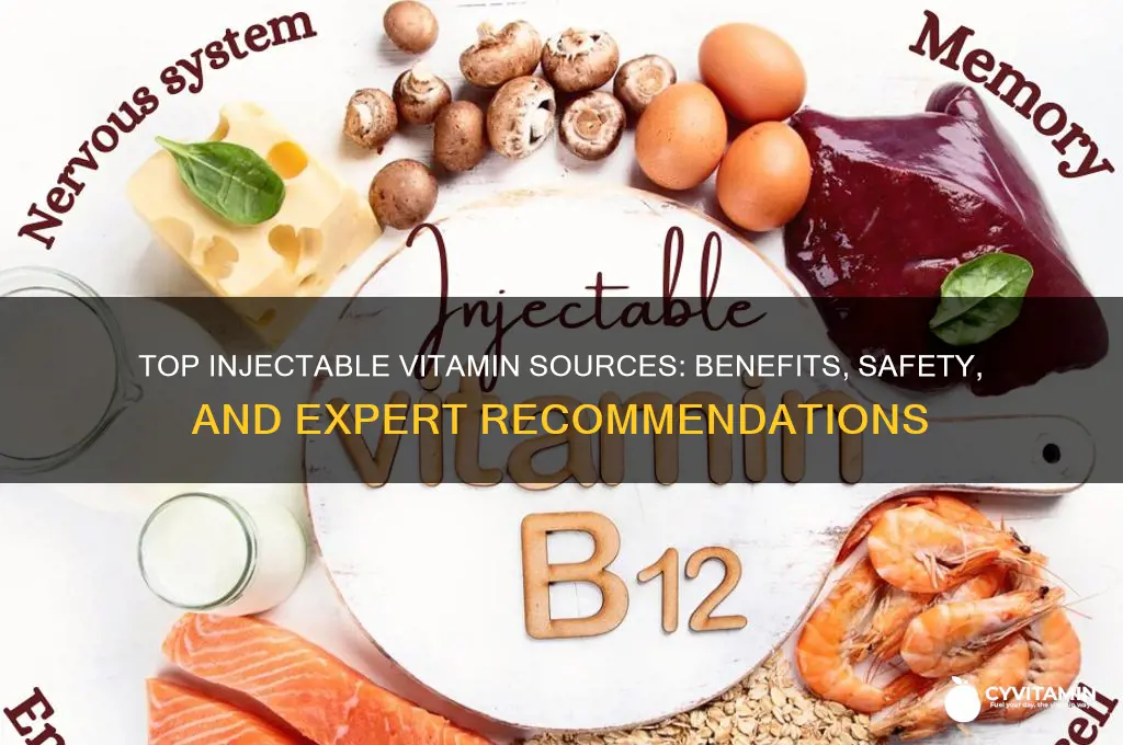 what is best source of injectable vitamins