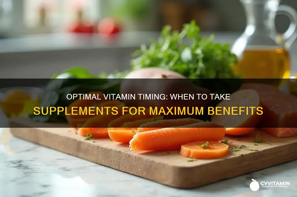 what is best time to take vitamins