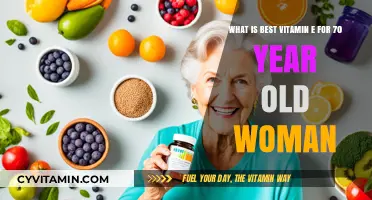 Best Vitamin E Supplements for 70-Year-Old Women's Health