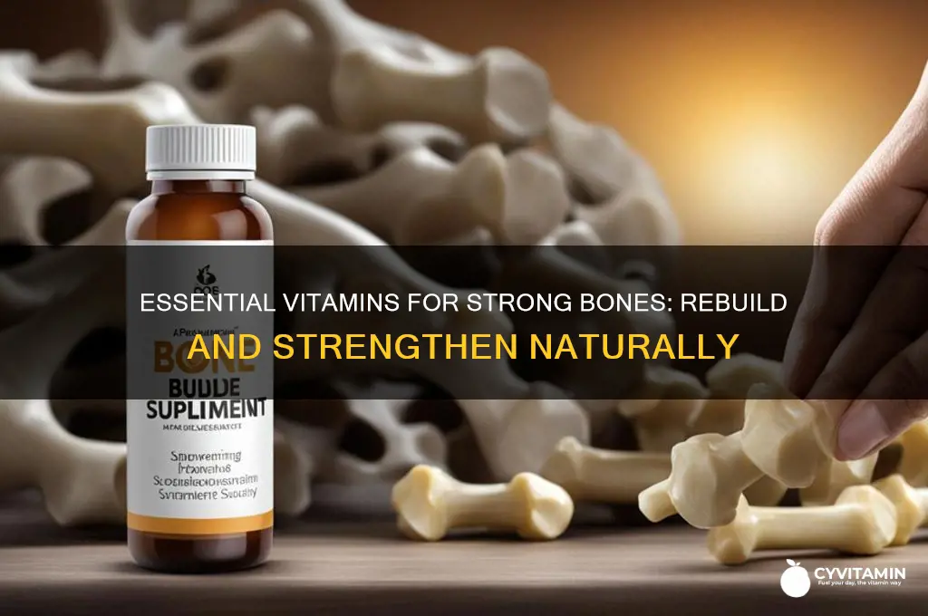 what is best vitamins used to rebuild your bones