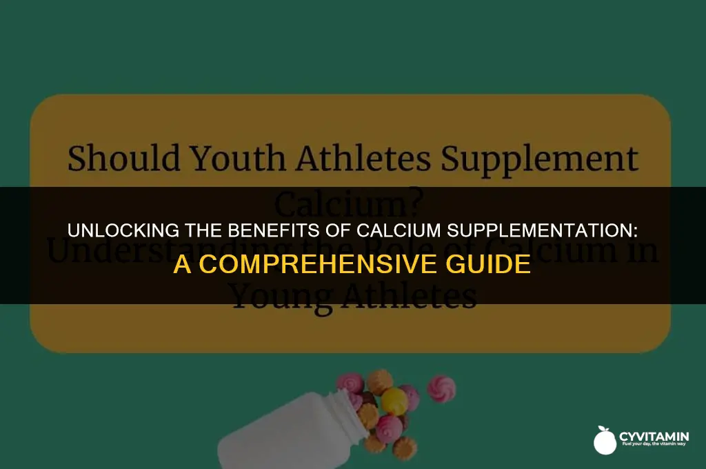 what is calcium supplementation