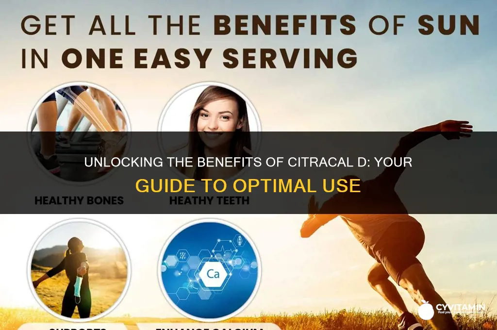 what is citracal d used for