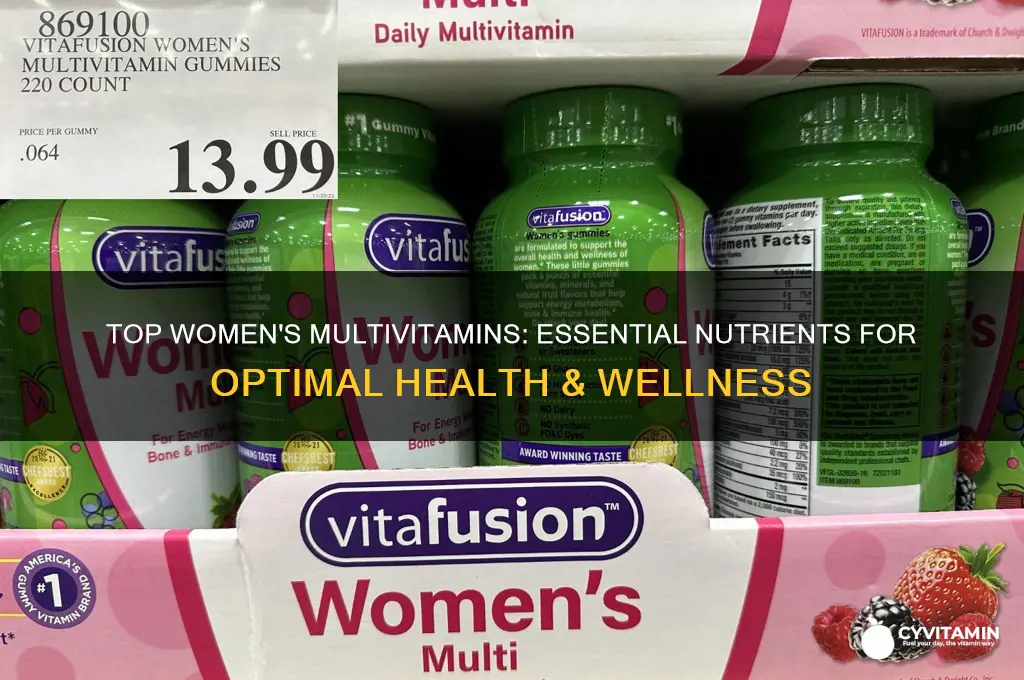 what is considerd the best multi vitamin for women