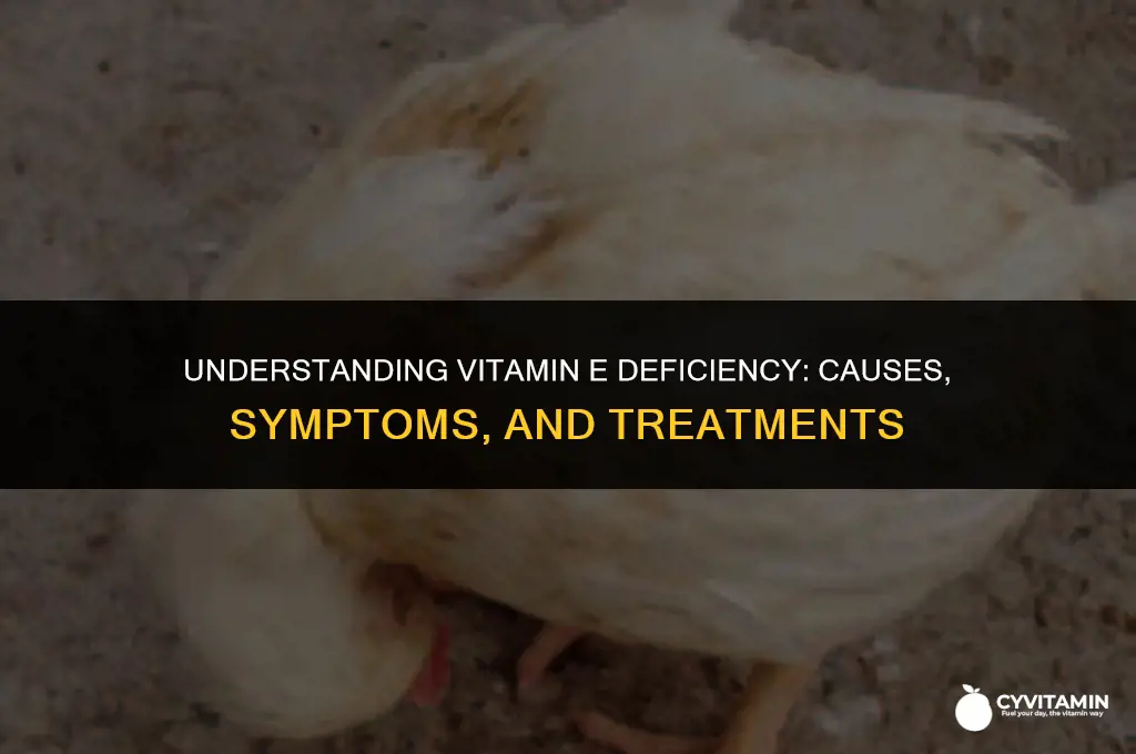 what is deficiency disease of vitamin e